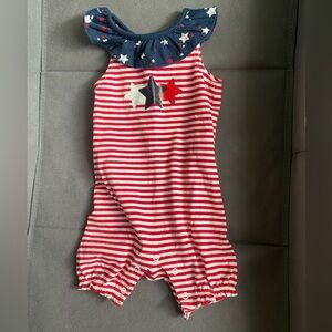 Vintage patriotic romper